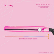 Load image into Gallery viewer, Glister&#39;s &quot;Mini Adventurist&quot; Travel Friendly Flat Iron
