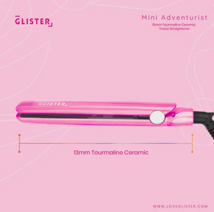 Glister's "Mini Adventurist" Travel Friendly Flat Iron