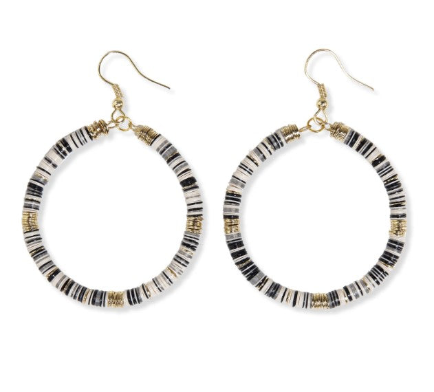 Ink and Alloy Earrings