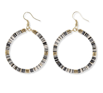 Ink and Alloy Earrings
