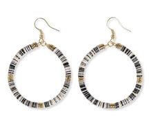 Load image into Gallery viewer, Ink and Alloy Earrings
