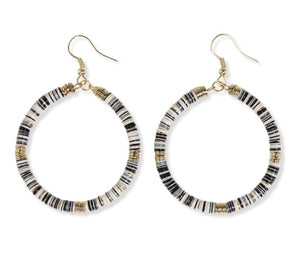 Ink and Alloy Earrings