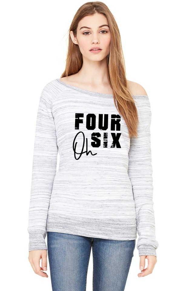 Four Oh Six Wide Neck Sweatshirt