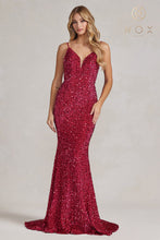 Load image into Gallery viewer, Nova Sequin Gown
