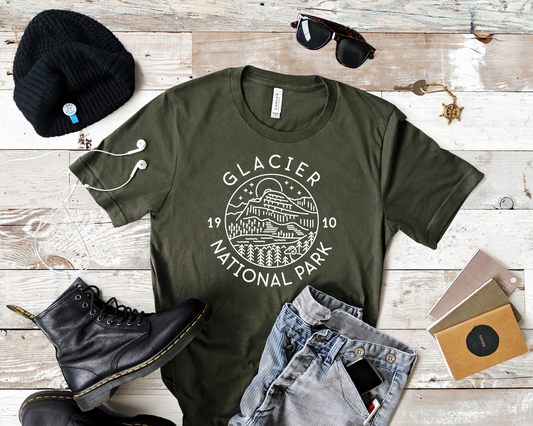 Glacier National Park Tee