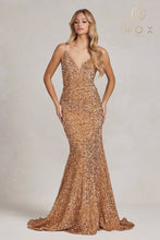 Load image into Gallery viewer, Nova Sequin Gown
