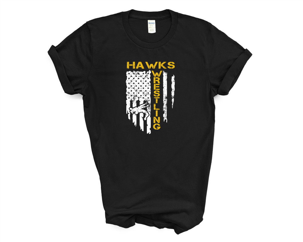 Hawks Wrestling T-shirt