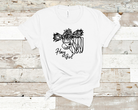 Hay Girl Heifer Tee