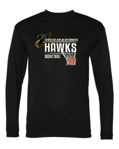 Hawk Basketball Hoops Long Sleeve