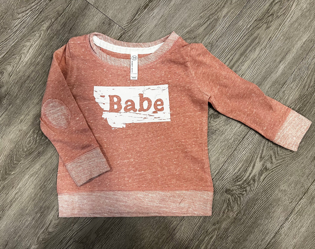 Montana Babe Toddler Crewneck