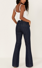 Load image into Gallery viewer, Rock &amp; Roll Denim Jacquard High Rise Trouser
