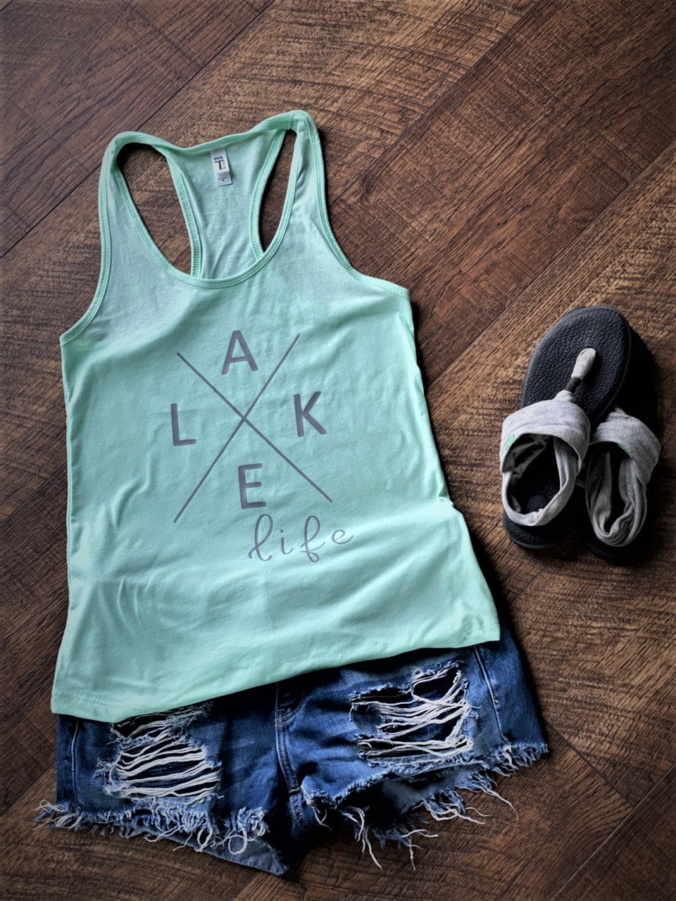 Lake Life Racerback Tank