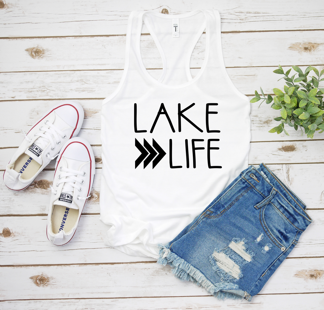 Lake Life Racerback Tank