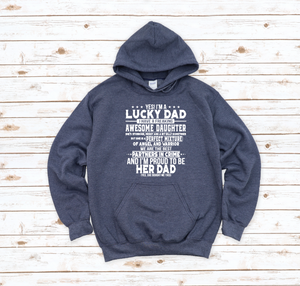 Lucky Dad Sweatshirt Hoodie