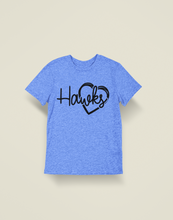 Load image into Gallery viewer, Hawks Heart Tee

