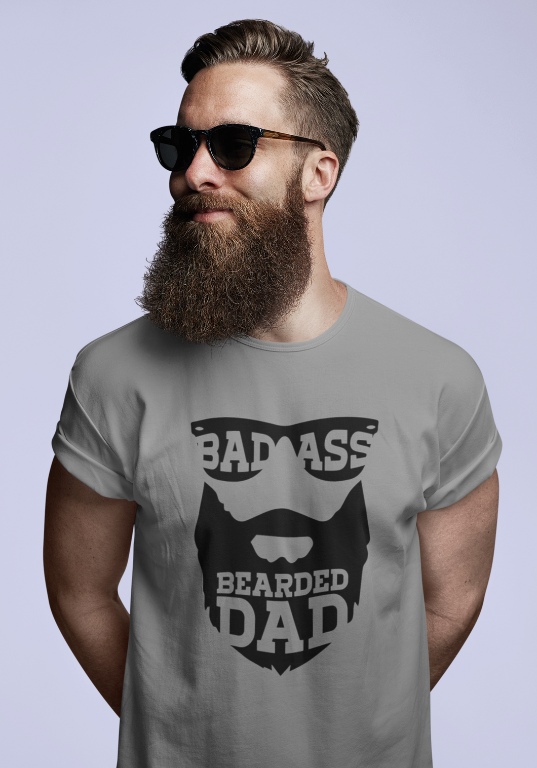 Bad Ass Bearded Dad Tee