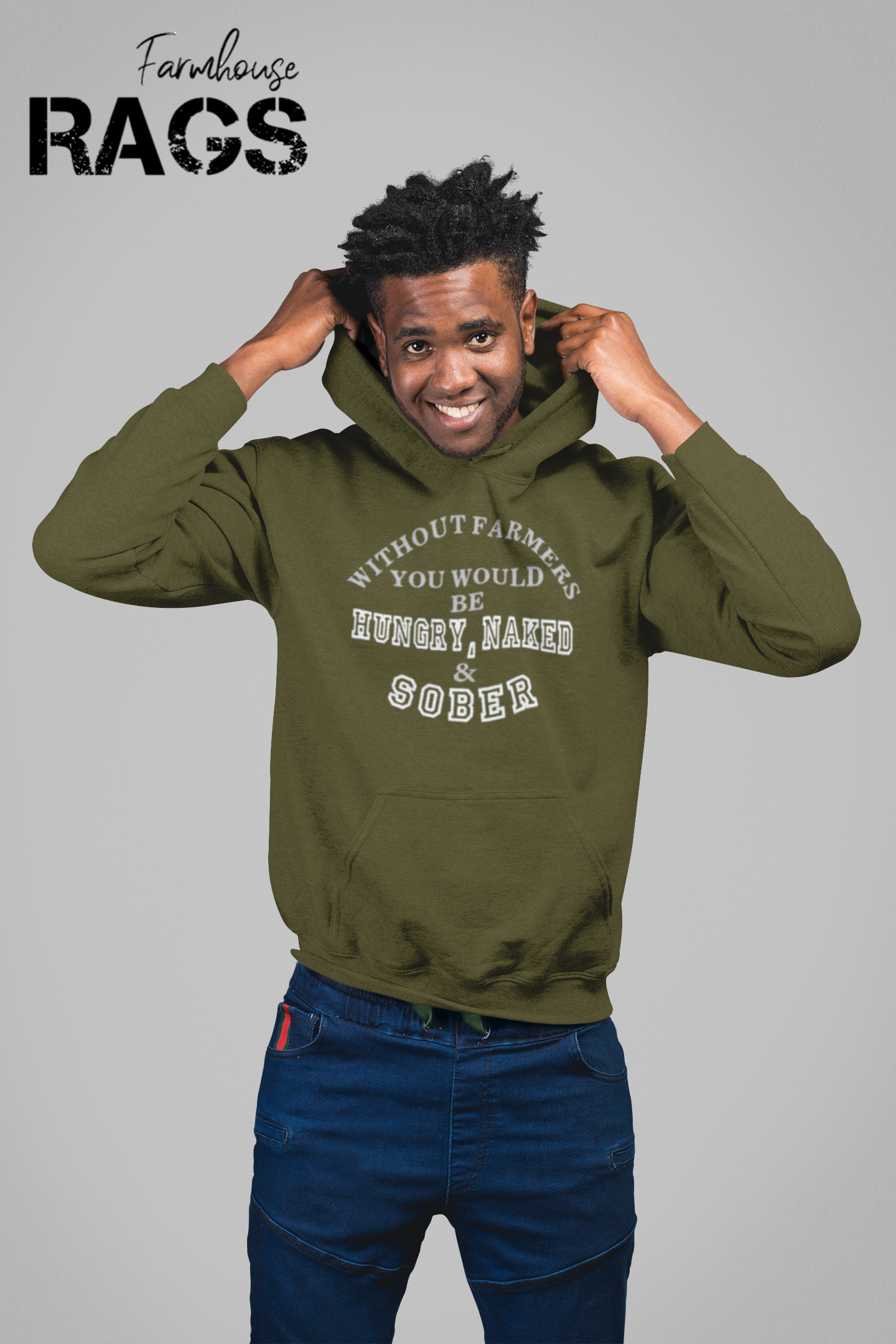 Hungry, Naked & Sober Hoodie Sweatshirt