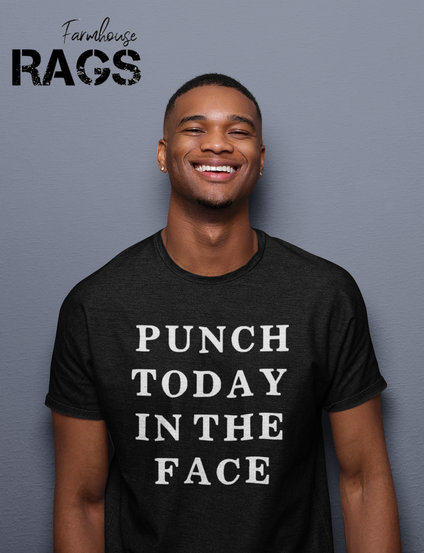 Men's Punch Today in the Face Tee