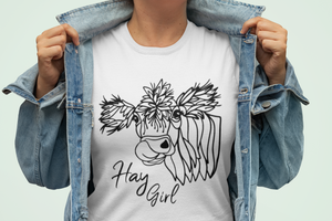 Hay Girl Heifer Tee