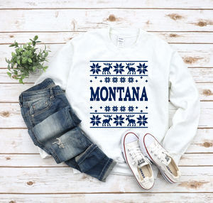 Montana Christmas Crewneck