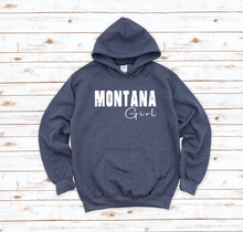 Load image into Gallery viewer, Rustic Montana Girl Sweatshirt Hoodie

