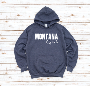 Rustic Montana Girl Sweatshirt Hoodie