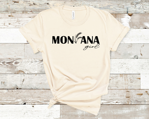 Montana Wheat Girl Tee