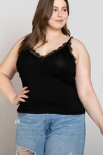 Load image into Gallery viewer, Country Lace Plus Tank

