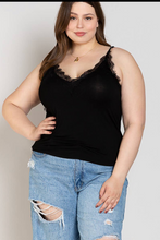 Load image into Gallery viewer, Country Lace Plus Tank

