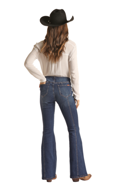 Rock & Roll Denim Pull on Flares