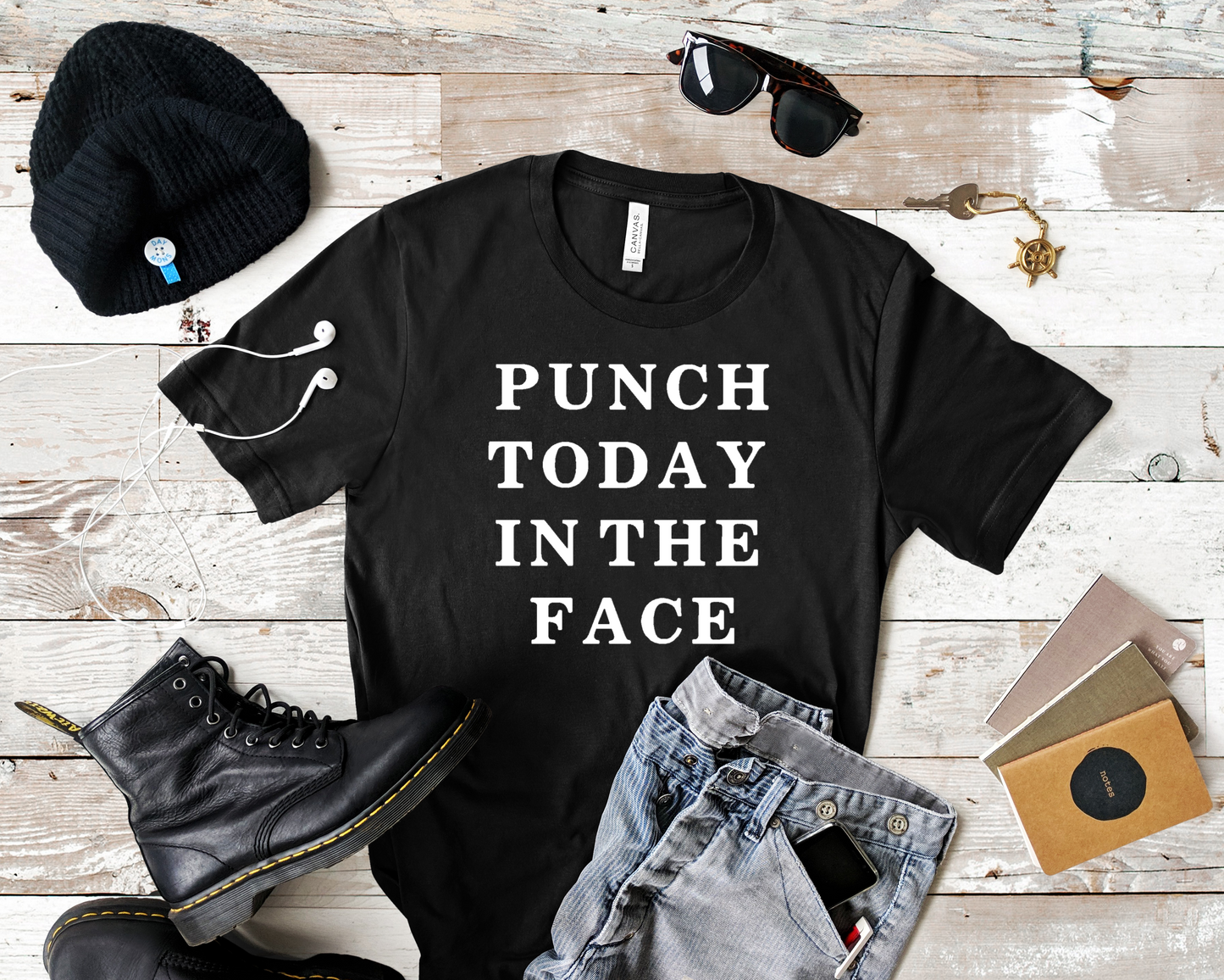 Men's Punch Today in the Face Tee