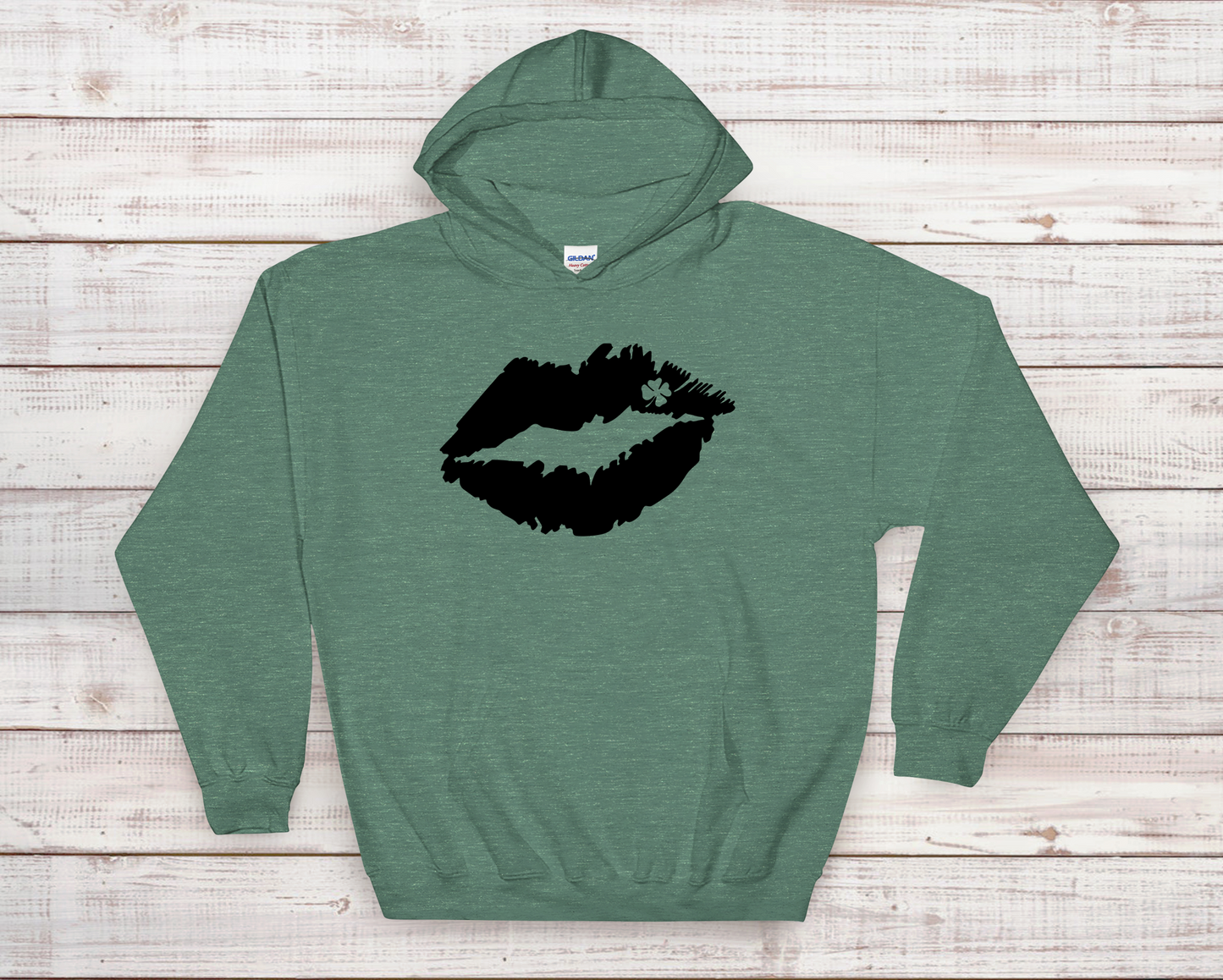 Shamrock Kisses Hoodie Sweatshirt