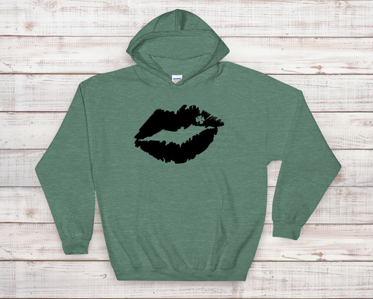 Shamrock Kisses Hoodie Sweatshirt