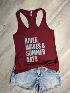 River Waves & Summer Days Tank