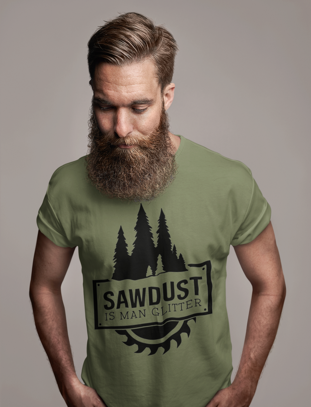 Sawdust is man glitter tee