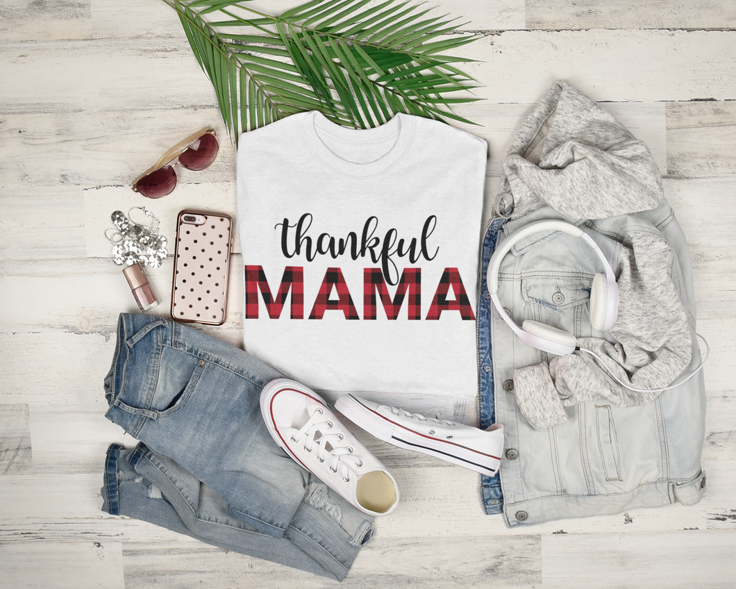 Thankful Mama Graphic T-Shirt