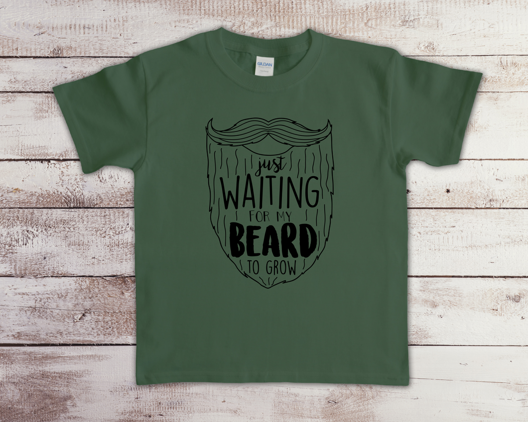 Youth Waiting for my Beard Tee
