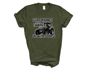 Whiskey and Farming Tee