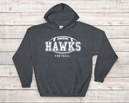 Youth Hawks Football Hoodie Sweatshirt